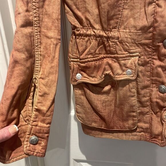 Free People not your brother’s surplus utility/military jacket SZ Xsmall - Picture 4 of 16